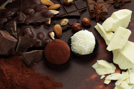 Chocolade en truffels