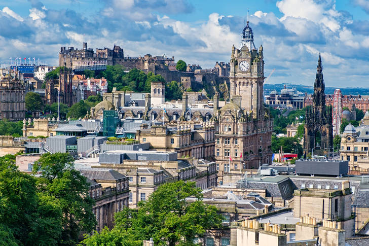 Vista de la ciudad de Edimburgo