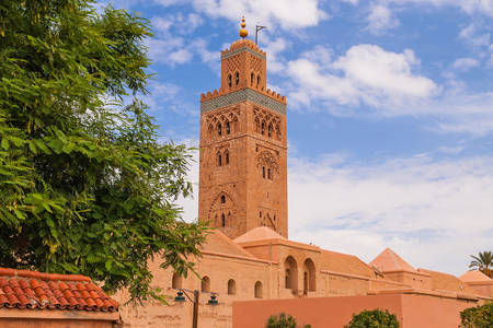 Vista de la mezquita de Al-Koutoubiya