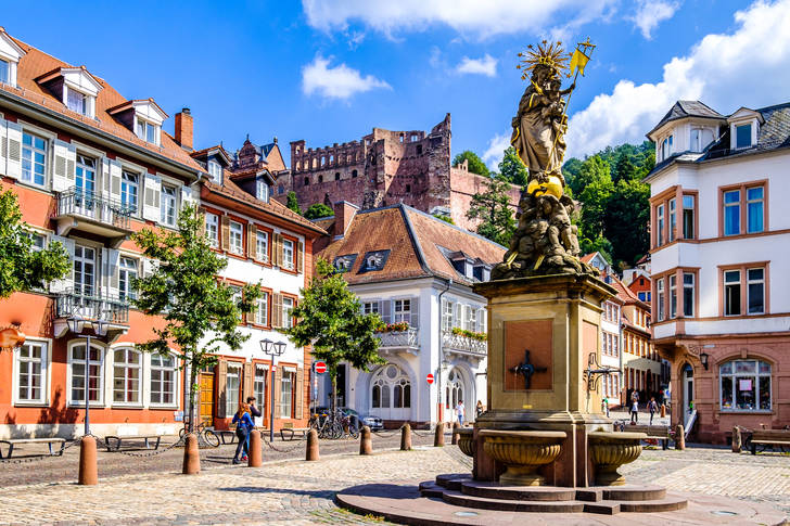 Market square of Heidelberg