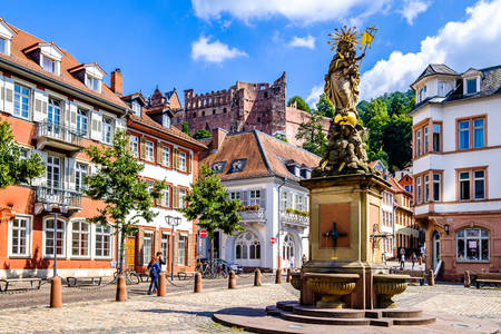 Trhové námestie v Heidelbergu
