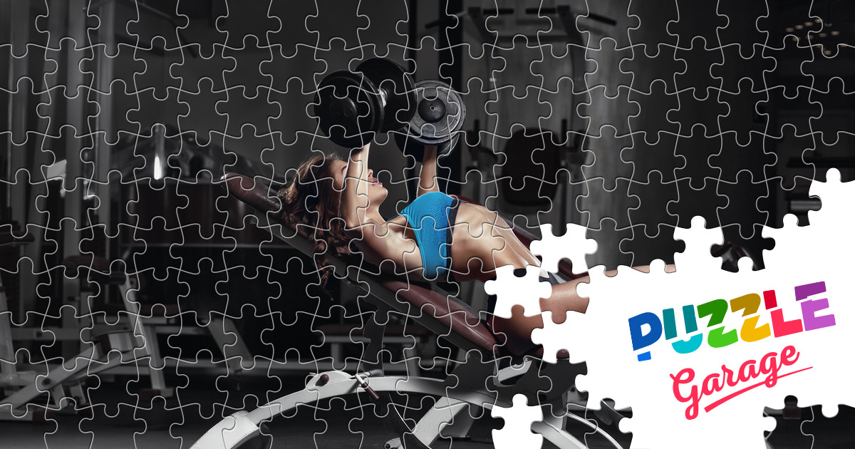 Workout in the gym Jigsaw Puzzle (Sport, Fitness) | Puzzle Garage