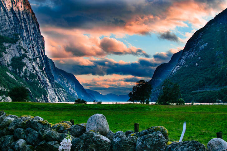 Sunset in Norway