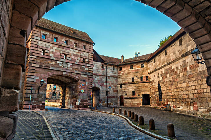 Străzile vechiului Nürnberg