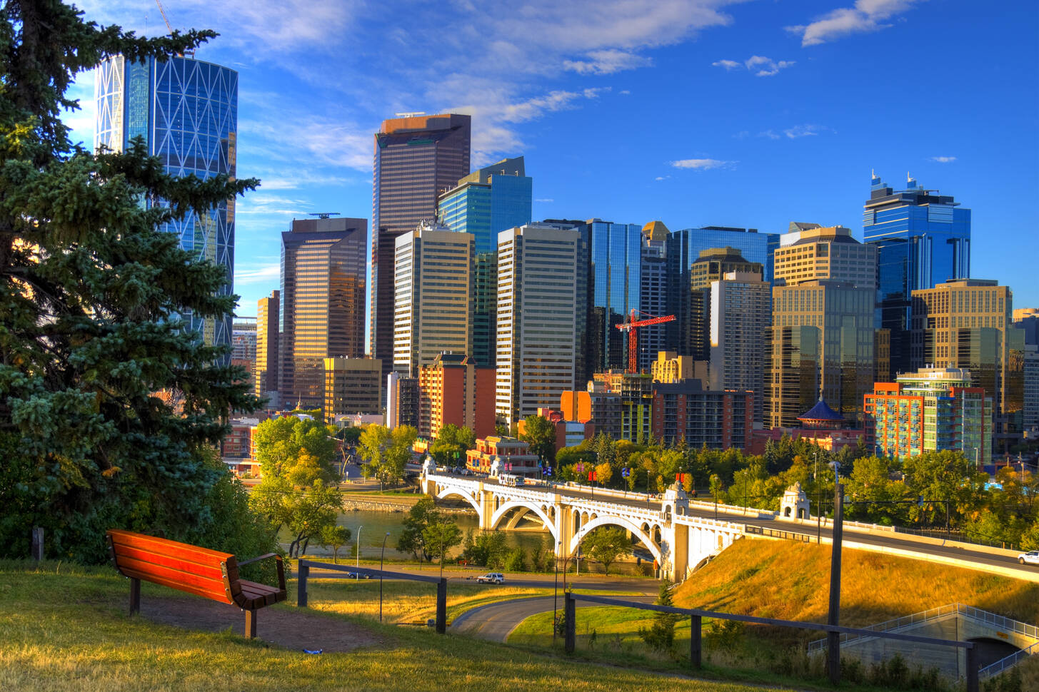 Skyscrapers Calgary Jigsaw Puzzle (Countries, Canada) Puzzle Garage