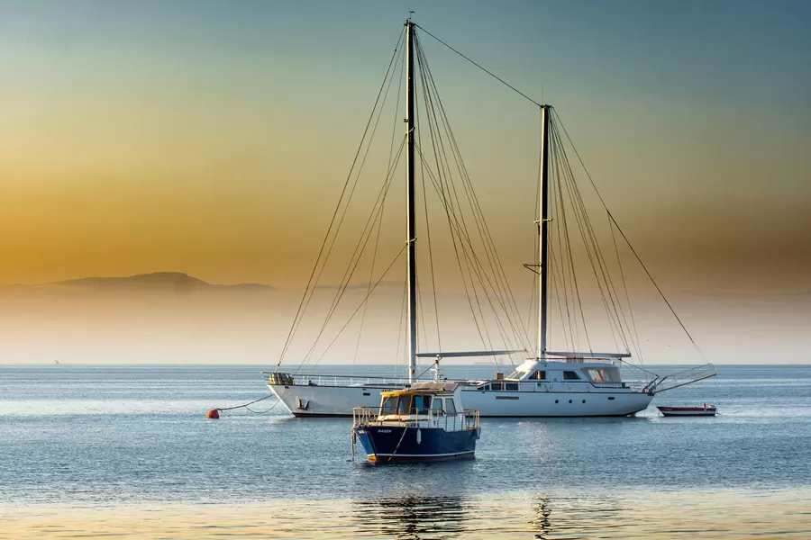 Boote im Meer