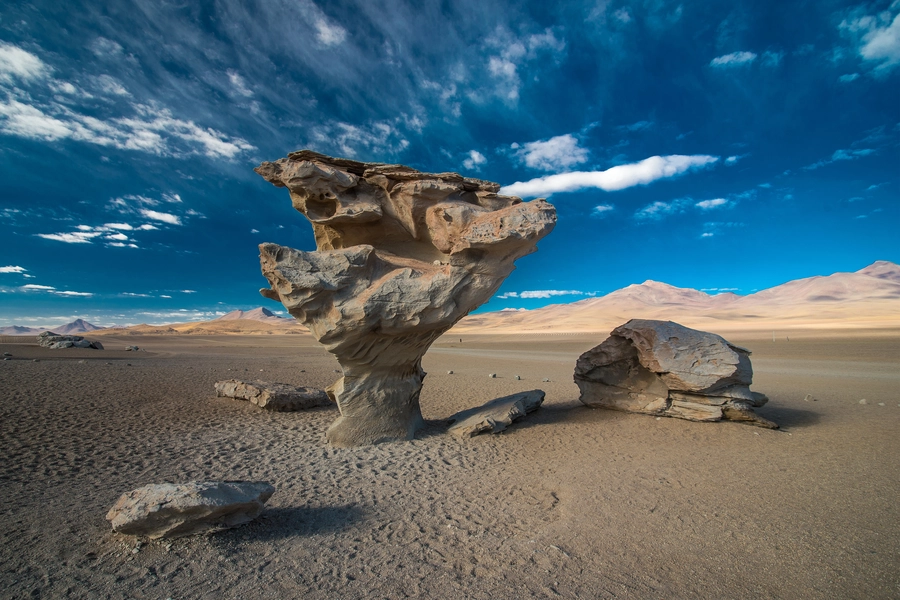 Piedras en el desierto
