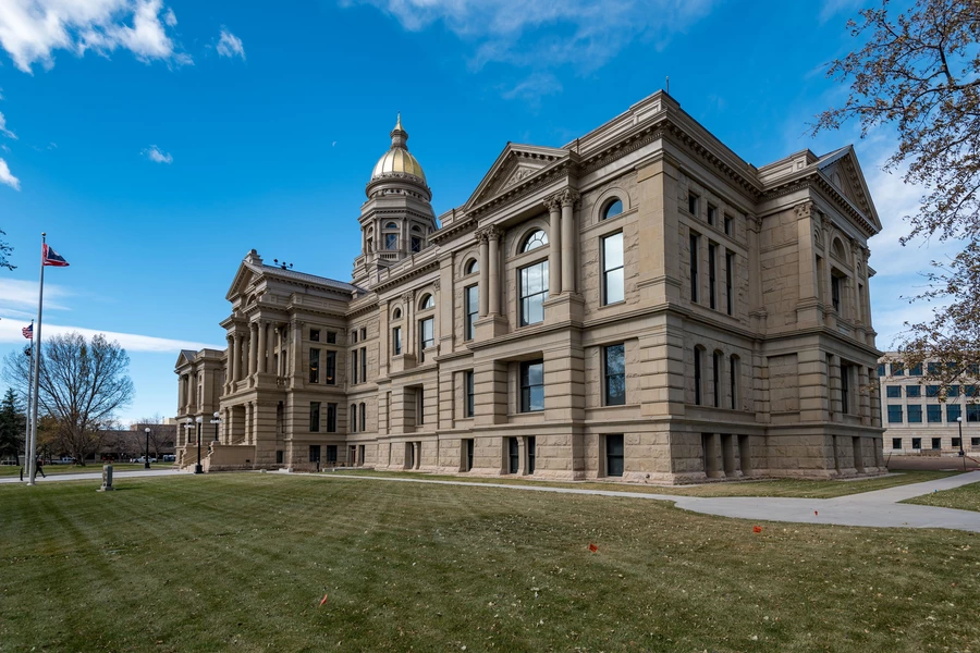 Gedung Capitol Negara Bagian Wyoming di Cheyenne