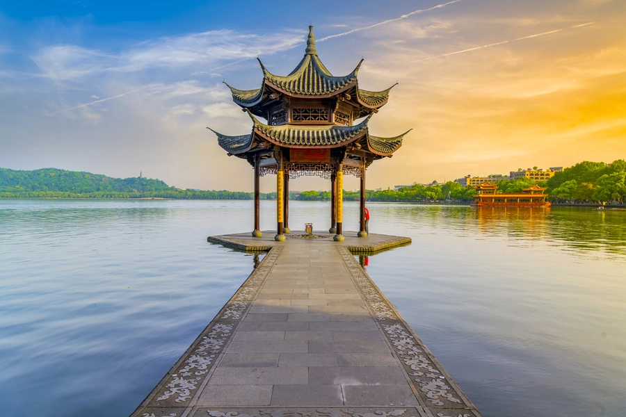 Jezioro Xihu w Hangzhou
