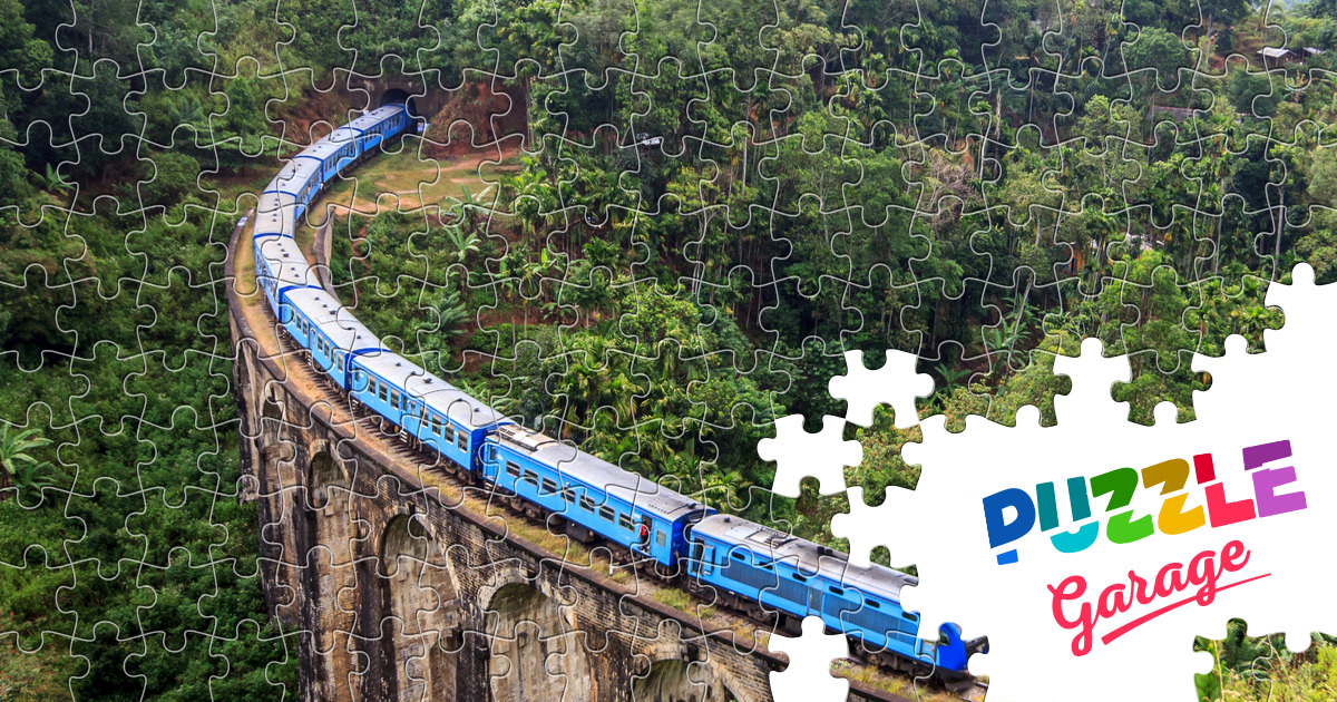 Demodara Nine Arch Bridge Jigsaw Puzzle (Countries, Sri Lanka) Puzzle