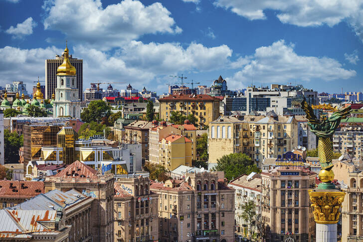 Lapangan Kemerdekaan di Kyiv