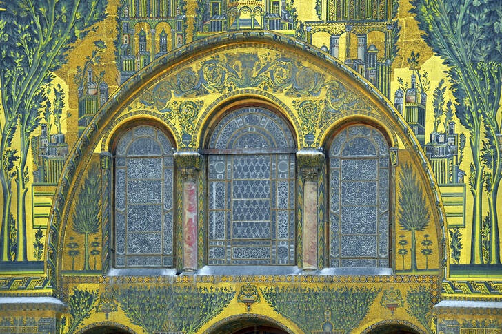 Mosaik i Umayyade-moskeen