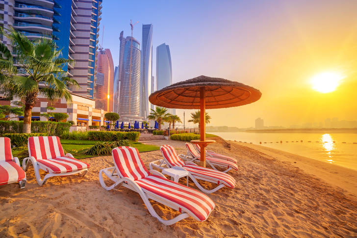 Beach in Dubai