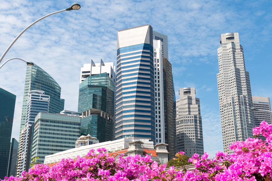 Architektura centra Singapuru