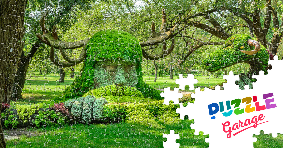 Sculptures "Dendrites" in Montreal Jigsaw Puzzle (Countries, Canada) Puzzle Garage