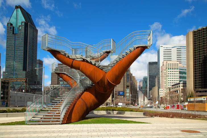Sculptures "Dendrites" in Montreal