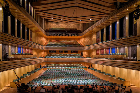 Auditorium at the Palace of Arts in Budapest
