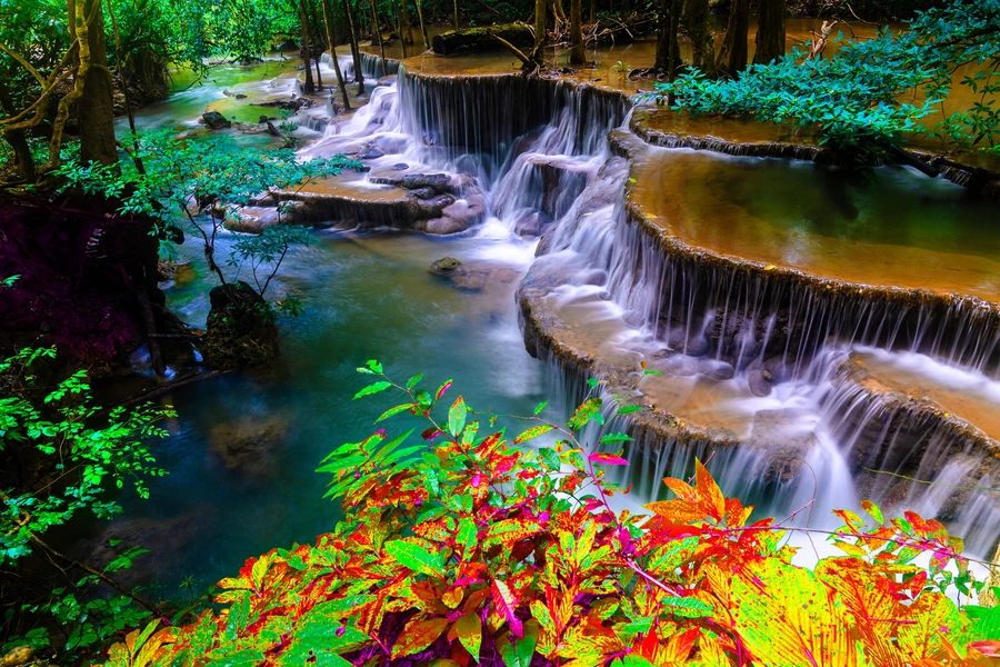 Huai Mae Khamin-waterval
