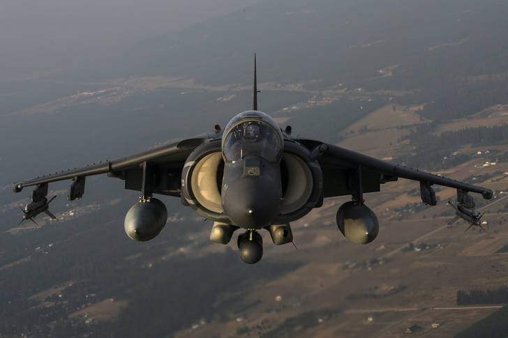 Attack aircraft AV-8B Harrier