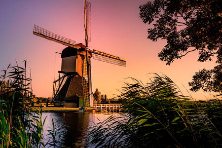Větrný mlýn Kinderdijk