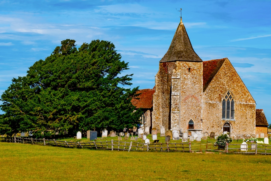 St. Clement's Church in het oude Romney