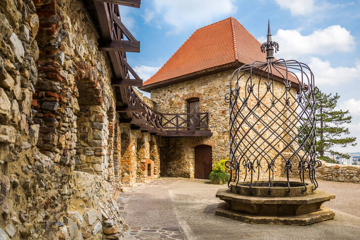 Patio del castillo de Nitra