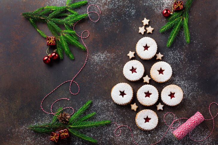 Traditionelle österreichische Weihnachtskekse