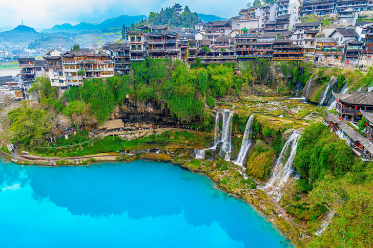 Air terjun Wangcun di Furong