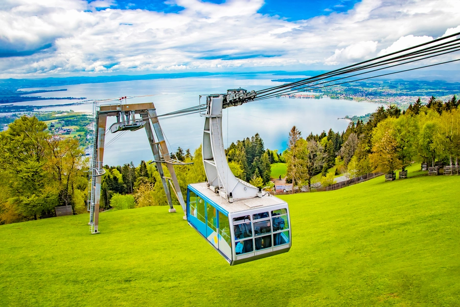 Pfänderbahn-kabelbaan, Bregenz
