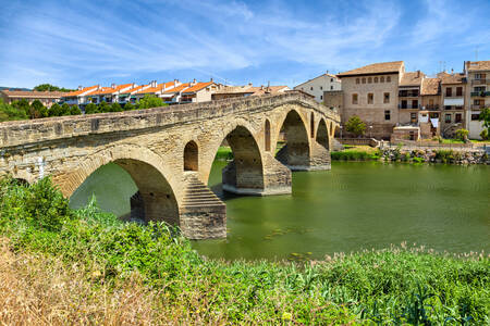 Pod roman peste râul Arga în Puente la Reina