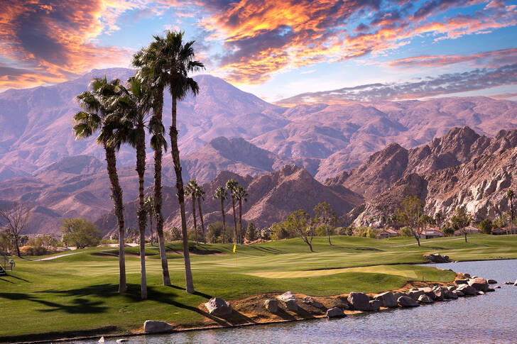 Lapangan golf di Palm Springs