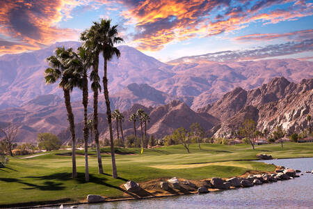 Golfbane i Palm Springs
