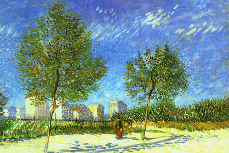 Vincent Van Gogh: "On the Outskirts of Paris"
