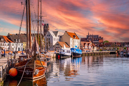 Wismars historiska hamn