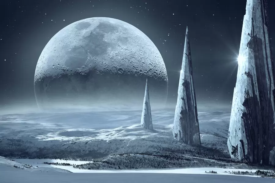 Fantastischer Mond