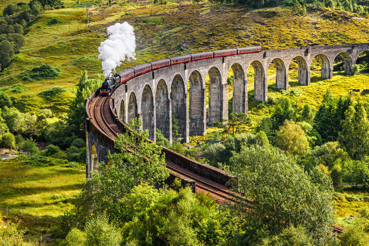 Glenfinnan Viaduct Jigsaw Puzzle (Architecture, Bridges) | Puzzle Garage