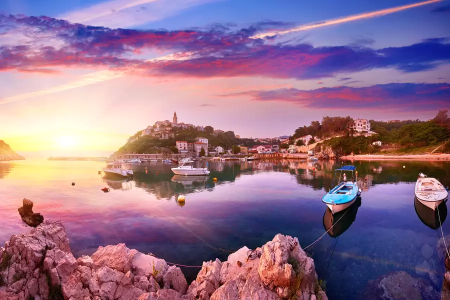 Dawn op het eiland Krk