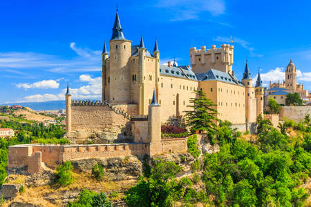 Alcazar fortress in Segovia