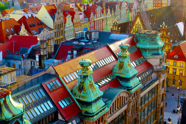 Roofs of Wroclaw