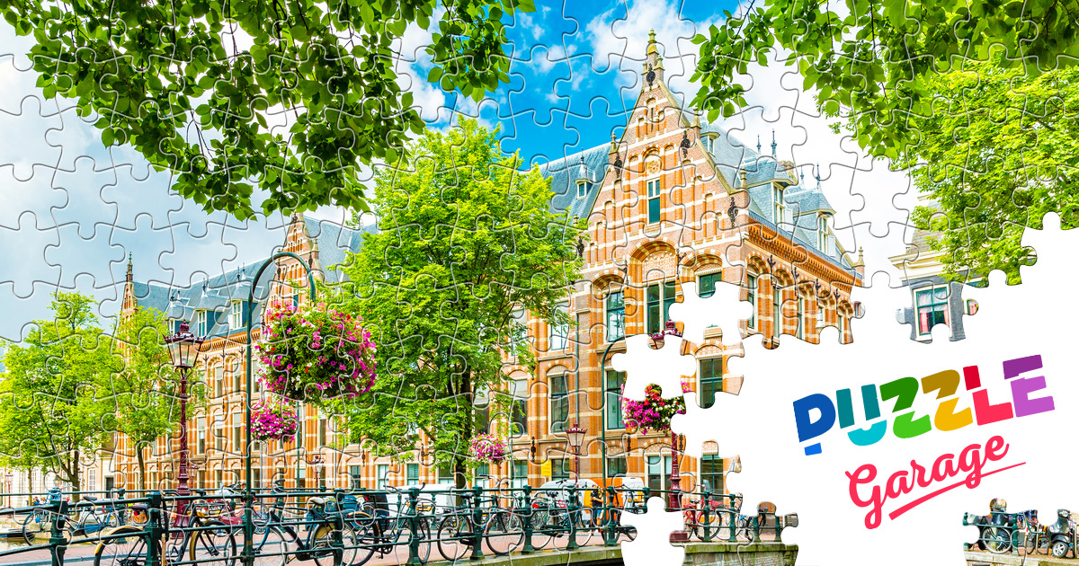 Streets of Amsterdam Jigsaw Puzzle (Countries, Netherlands) Puzzle Garage