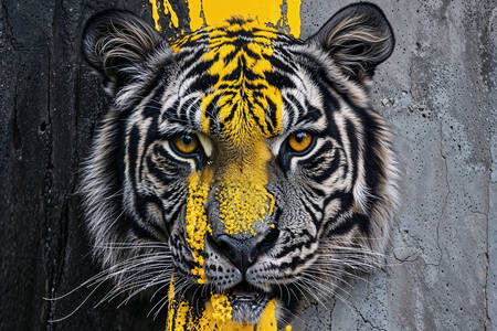 Graffiti tiigriga