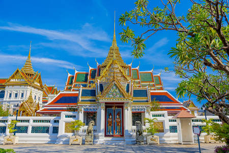 Tempel van de Smaragdgroene Boeddha architectuur