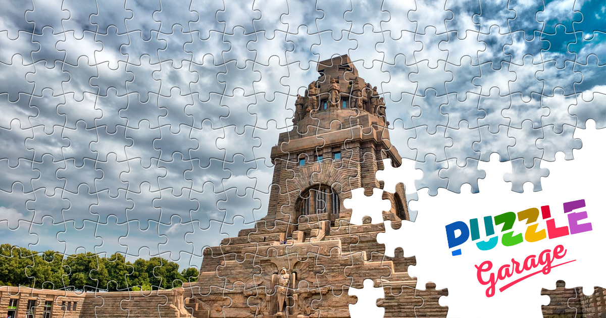 Völkerschlachtdenkmal in Leipzig Puzzle (Länder, Deutschland