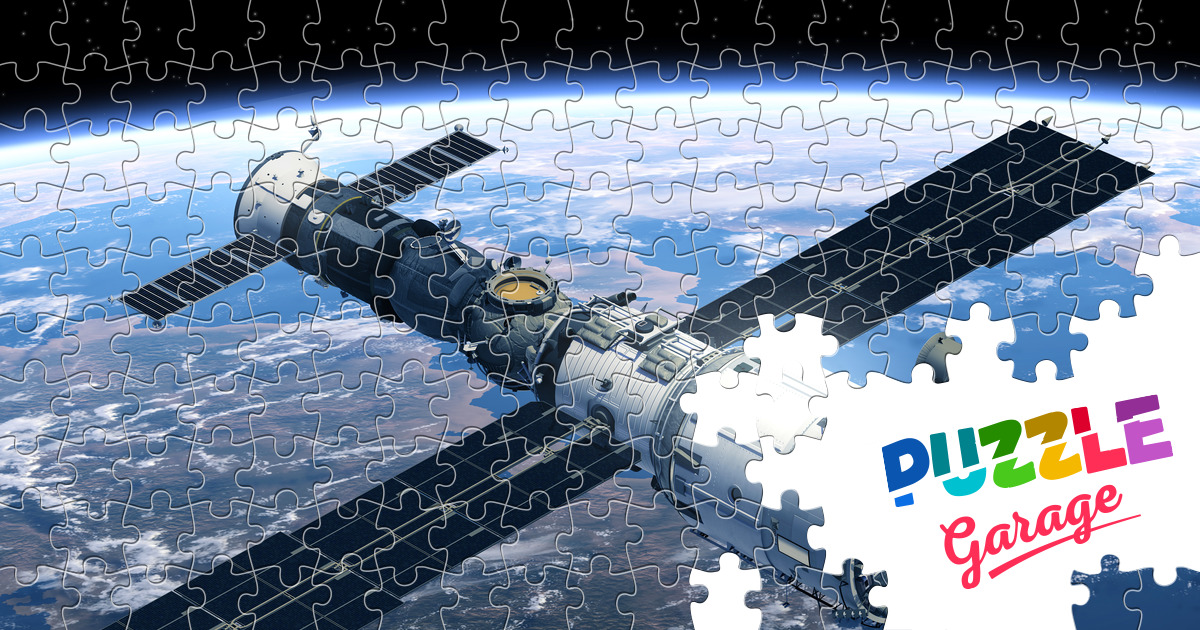 Space station Jigsaw Puzzle (Space, Cosmonautics) Puzzle Garage