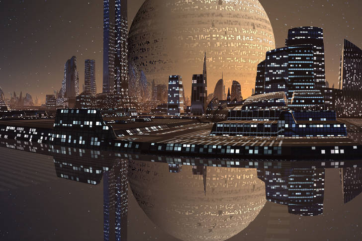 Oraș spațial al viitorului