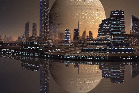 Space city of the future