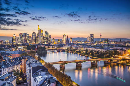 Frankfurts finansiella distrikt