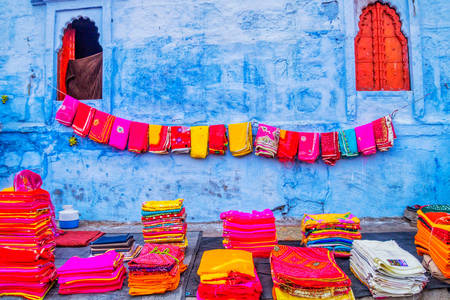 Utcai piac Jodhpurban