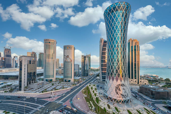 Architektur der Stadt Doha