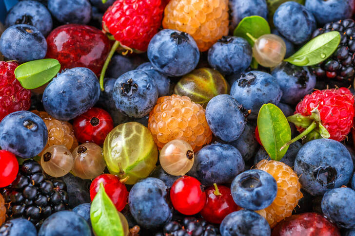 Frutti di bosco assortiti